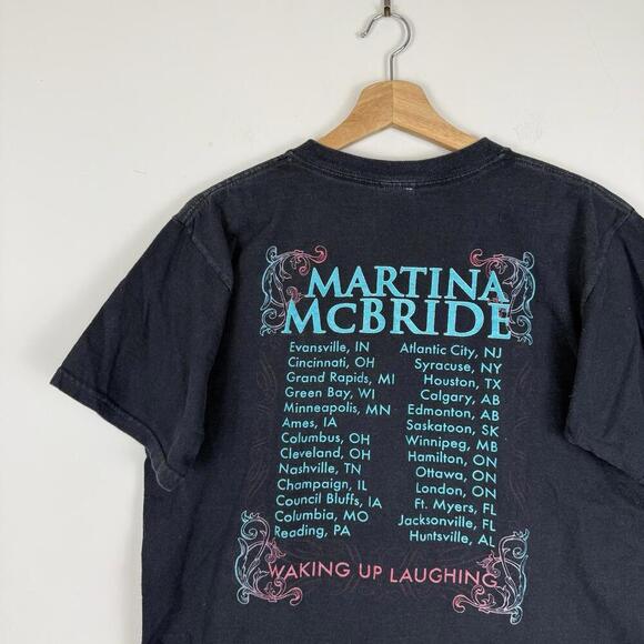Vintage Martina McBride Waking Up Laughing Tour T-Shirt M 2000s Country Concert - Picture 4 of 8